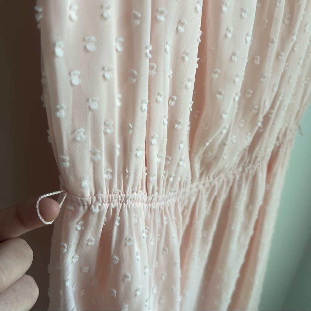 Elle Blush Polka Dot Dress - Size 6 - Picture 5 of 9